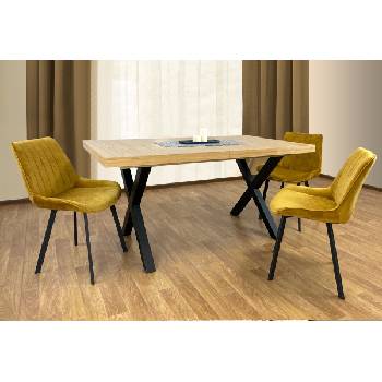 ЕВРОМАР Разтегателна трапезна маса Xaris 160-240 см