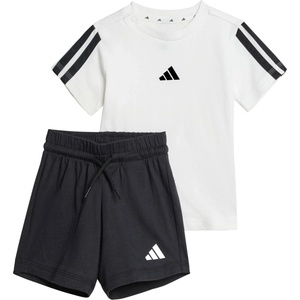 Adidas Детска тениска adidas Kid's Essentials T-Shirt Set T-shirt - White / Black - размер 68 (EU) (704-6489-0211)