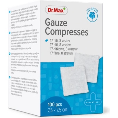Dr. Max Gauze Compresses 7,5 x 7,5 cm