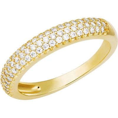 Preciosa Pozlacený stříbrný prsten Marielle s kubickou zirkonií Preciosa 5445Y00