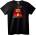 NOONEBRAND Тениска Клоун Череп и Барт - L, Black