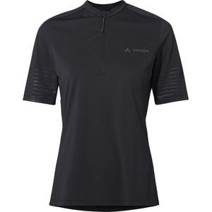 Vaude Дамска фланелка с къс ръкав за колоездене Vaude Women's Qimsa Pro Half Zip Shirt Cycling jersey - Black - размер 40 (EU) (156-2799-0213)