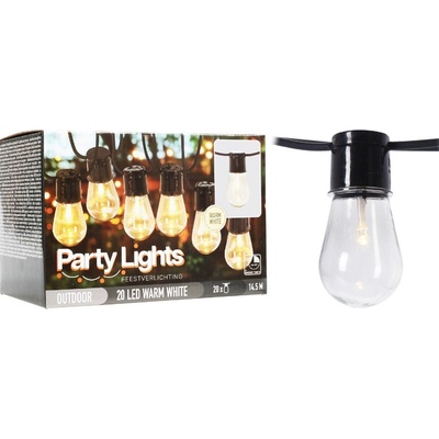 PROGARDEN KO-AF5500710 Světelný řetěz LED PARTY 20 žárovek 14,5 m