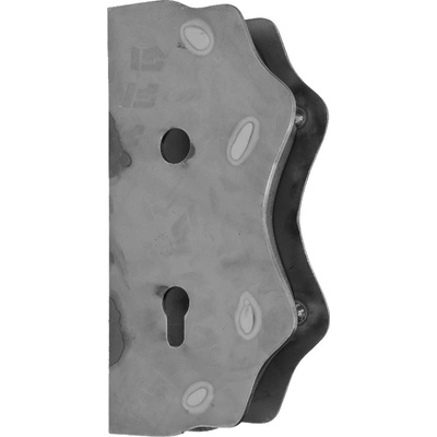 Kazetová sestava pro branku 250x95x40mm, otvor pro kliku ø 20mm, na profil 40x40mm, hladká, pro zámek ZM90/80