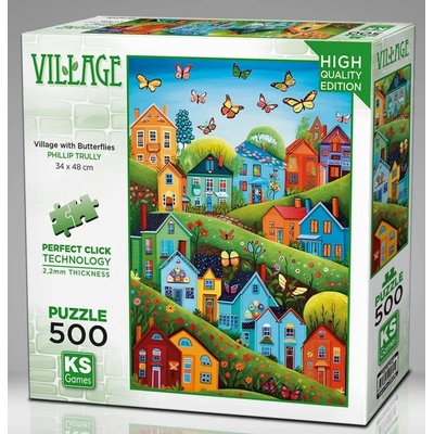 KS Games Vesnická Tith Butterflies 500 dílků