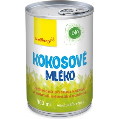 Wolfberry Bio Kokosové mlieko 400 ml