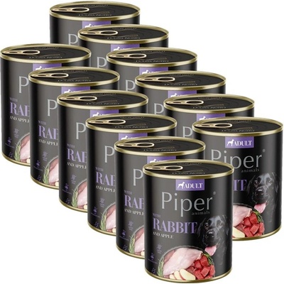 Dolina Noteci Piper Adult s králíkem a jablkem 12 x 800 g