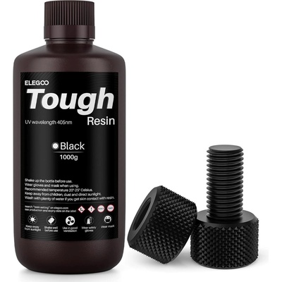 Elegoo Устойчива смола 1Kg, черна (50.103.0271)
