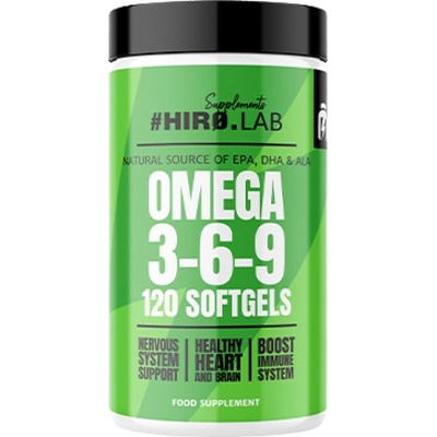 Hero. Lab Omega 3-6-9 1000 mg [120 Гел капсули]