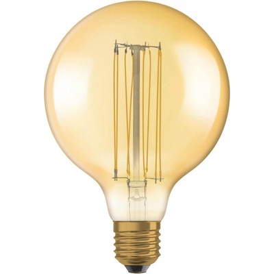 Osram Dekoratívna LED žiarovka E27 G125 5,8W 40W 470lm 2200K Warm 320° Filament Dimmable Vintage 1906