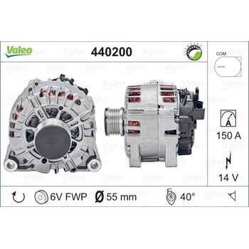 Alternátor VALEO 440200