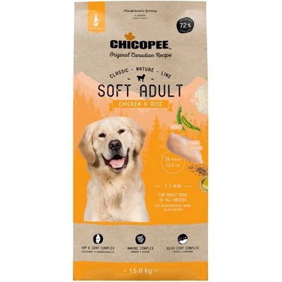 Chicopee Dog Soft Adult Chicken & Rice 15 kg
