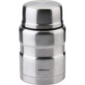 Kinghoff Термос за храна Kinghoff KH 1457, 0.5 литра, Двойна стена, Лъжичка, Инокс (9999KH1457) - topmarket