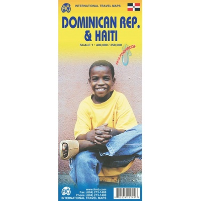 Dominikánská republika & Haiti (Dominican Republic & Haiti) 1:400.000 mapa ITM