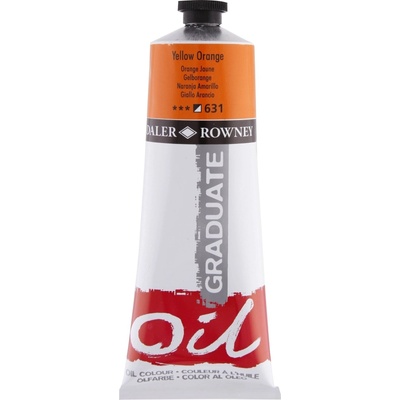 Daler Rowney Graduate Маслена боя Yellow Orange 200 ml 1 бр (117200631)