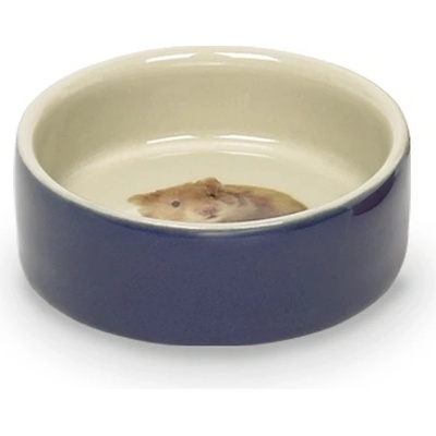 Nobby Hamster keramická miska 7,5 x 2,5 cm modrá