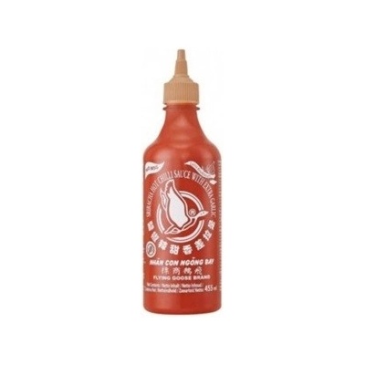 Flying Goose Sriracha cesnaková bez glutamátu čili omáčka 455 ml
