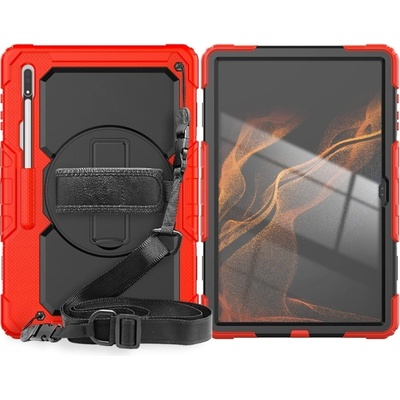 Vsetkonamobil 55252 SOLID 360 Odolný kryt pre Samsung Galaxy Tab S8 Ultra červený