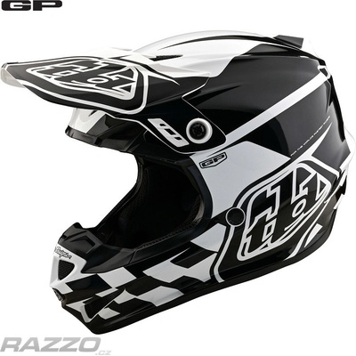 TroyLeeDesigns GP Check Up White Black 2025