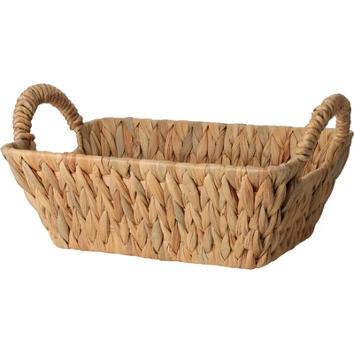 Home Styling Collection Košík na chleb z vodního hyacintu, s držáky, hnědá hnědá