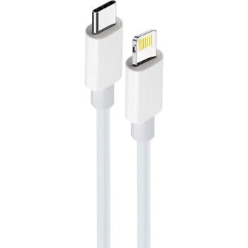 Maxlife Кабел MXUC-05 USB -C Ligthning 2m 20W, бял - Maxlife