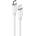 Maxlife Кабел MXUC-05 USB -C Ligthning 2m 20W, бял - Maxlife