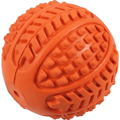 Dog Fantasy míček guma pískací oranžová 6,3 cm