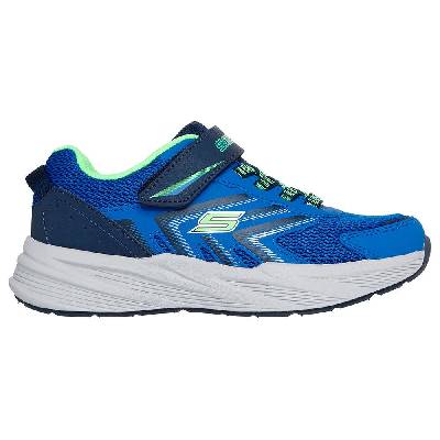 Маратонки Skechers Microspec Tread trainers - Blue (Blue&Silver Synthetic / Blue Textile / Lime&Silver Trim)