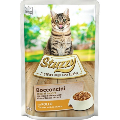 Stuzzy Cat Adult kousky kuřecího 85 g