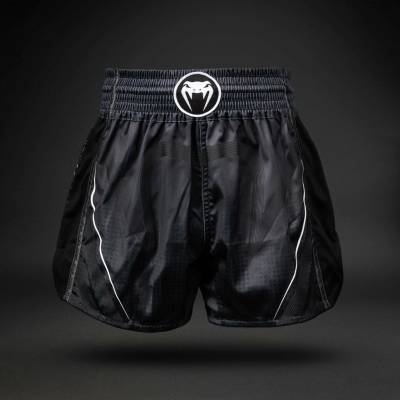 Venum Muay Thai šortky Stealth Black/White