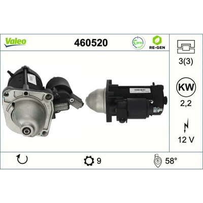 Startér VALEO 460520