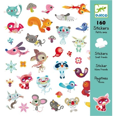 Djeco - Стикери Small Friends 160 бр. ST1 DJ08842G