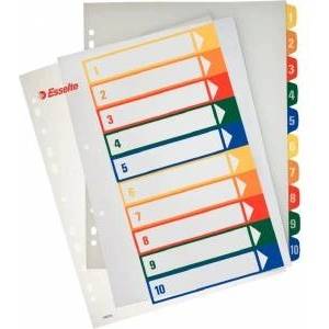 Esselte Printing cardboard screens A4 1-10 (100213)