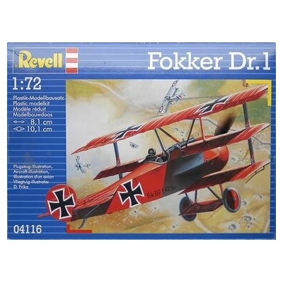 Revell ModelKit letadlo 04116 Fokker DR. 1 Triplane 1:72