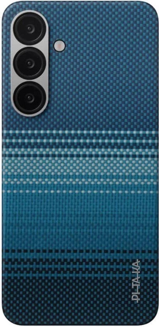 PITAKA Magsafe Калъф за Samsung S25 Plus, Pitaka Edge Moonrise Case, Син (KS2502S)