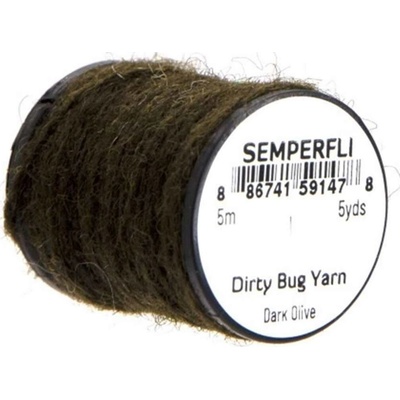 Semperfli Dubbingová Příze Dirty Bug Yarn Dark Olive