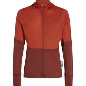 Icebreaker Мъжко вълнено яке Icebreaker Merino 200 Realfleece Descender L/S Zip Merino jacket - Agate / Port / Cb (105-7652-0112)