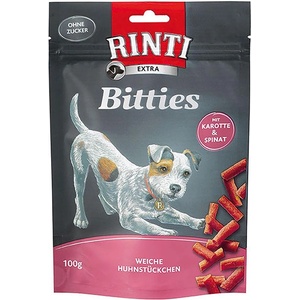 RINTI Extra Bitties морков и спанак 100 г