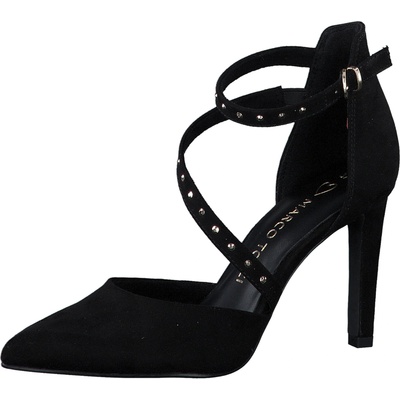 Marco Tozzi Дамски обувки на ток с отворена пета черно, размер 36