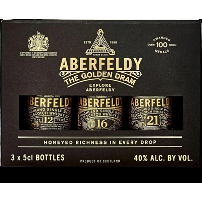 Aberfeldy The Golden Dram 40% 3 x 0,05 l (set)