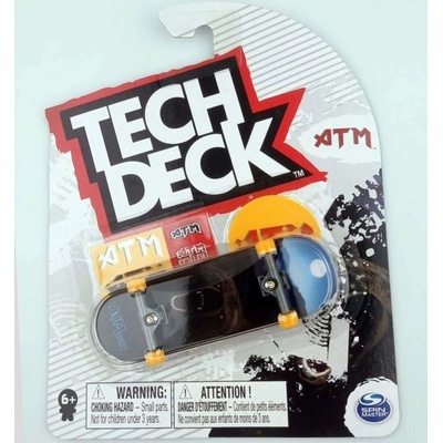 TechDeck Fingerboard ATM GRIZZLY BLACK černá