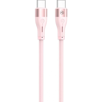 Tellur TLL155511 USB Type C/Type C, 1m, růžový