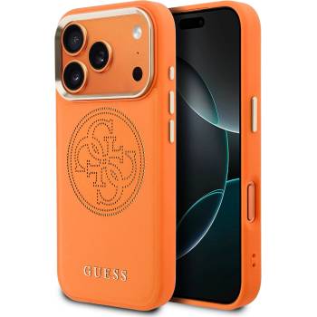 GUESS PU Perforated 4G Logo MagSafe Заден калъф за iPhone 17 Pro Max Orange Guess | Oranzhev | МЪЖЕ | UNI