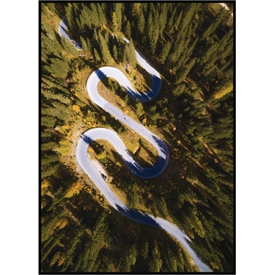 Jen tak z lásky Plakát Silnice z ptačí pohledu I Rozměr plakátu: 40 x 50 cm