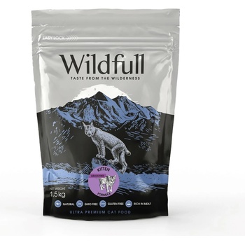 Image 1 of Wildfull cat kitten - Пълноценна храна за малки котенца с пилешко месо, 1.5 кг