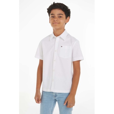 Tommy Hilfiger Детска риза Tommy Hilfiger в бяло (KB0KB08864.128.176.PPYH)