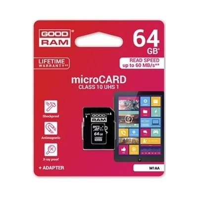 Goodram microSDHC 64 GB UHS-I M1AA-0640R11