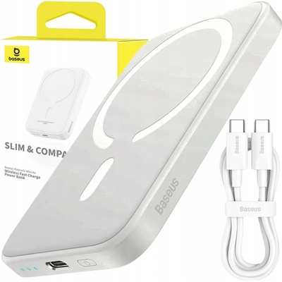 Baseus Magnetic Mini 6000mAh bílý