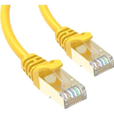 Conexpro PC6AFS-5Y slim patch STP CAT6A 5m žlutý