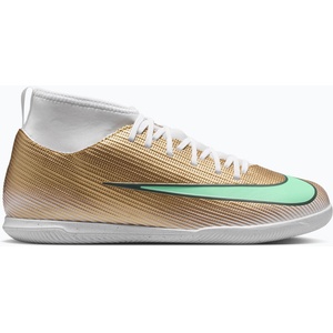 Nike Детски футболни обувки Nike Jr. Mercurial Superfly 11 Club "Kylian Mbappé" metallic gold/green glow - sportano - 99,73 лв